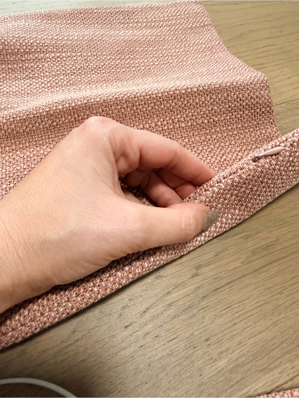 Two rectangular pink pillowcases new - Picture 4 of 4